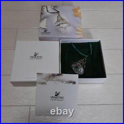 Swarovski Holiday Limited Edition Ornament Christmas Tree Gold Clear Vintage F/S