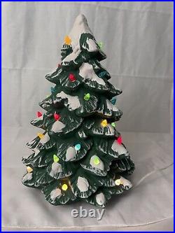 Trim-A-Home Vintage 14 CERAMIC CHRISTMAS TREE, LIGHT, Buy Before 19th Get In Ti