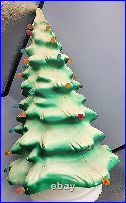 Union Products Christmas Tree Light Blow Mold Hard Plastic 21 Tested Working