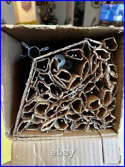 VINTAGE ALUMINUM EVERGLEAM TREE 58 Branches Withrotating Stand In Original Boxes