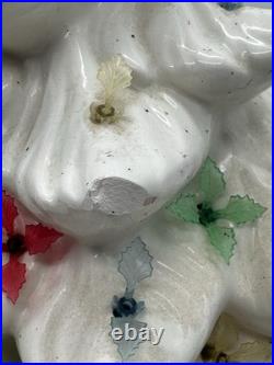 VINTAGE CERAMIC CHRISTMAS TREE WHITE MCM TREE With LIGHTS 18 Inch RARE