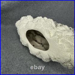 VINTAGE Mold Tampa Bay Ceramic Christmas Tree Slim White Textured 16