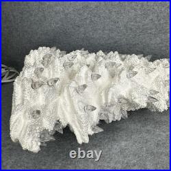 VINTAGE Mold Tampa Bay Ceramic Christmas Tree Slim White Textured 16