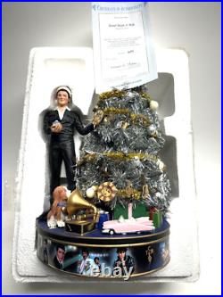 VINTAGE NOS The Bradford Exchange Elvis Rock N Roll Christmas Tree Musical