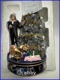 VINTAGE NOS The Bradford Exchange Elvis Rock N Roll Christmas Tree Musical