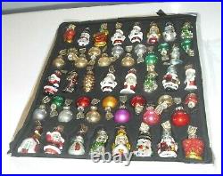 VINTAGE Thomas Pacconi 48 Glass Christmas Tree Baubles Figures Collection
