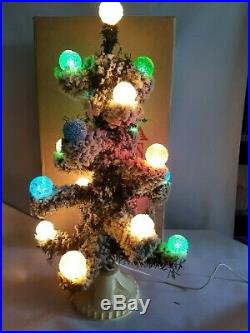 VTG 1940 Rare Noma Lites Xmas Christmas Tree Superb With Original Box and Lights