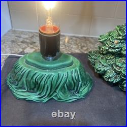 VTG 1970s Tampa Bay Ceramic Xmas Tree 16 T Without Star 17.5 With Mint Rare