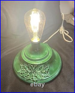 VTG 1988 Lighted Ceramic 17 Christmas Tree Red LIGHTS Music BOX WORKS! Nowell