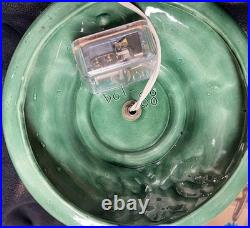 VTG 1988 Lighted Ceramic 17 Christmas Tree Red LIGHTS Music BOX WORKS! Nowell