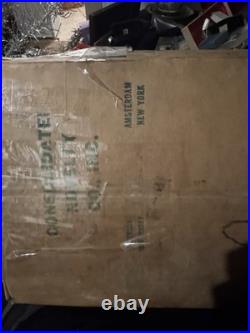 VTG 6 Ft Aluminum Christmas Tree Pom Pom Good/fair Condition READ Orig Box