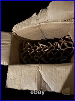 VTG 6 Ft Aluminum Christmas Tree Pom Pom Good/fair Condition READ Orig Box