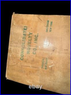 VTG 6 Ft Aluminum Christmas Tree Pom Pom Good/fair Condition READ Orig Box