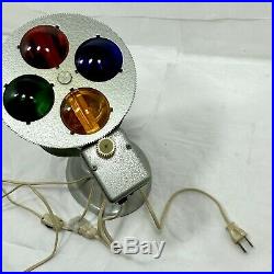 VTG 60'S SPARTUS PRISMA-LITE X-MAS Tree Color Wheel Glass Lenses Original Box