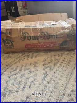 VTG 6ft Aluminum Pom Pom Christmas Tree 75 Branches The Sparkler Star Brand Co