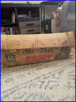 VTG 6ft Aluminum Pom Pom Christmas Tree 75 Branches The Sparkler Star Brand Co