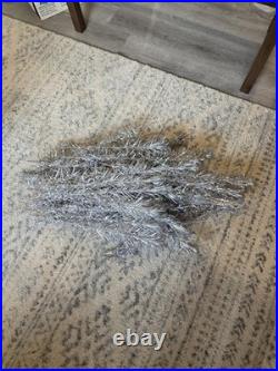 VTG 6ft Aluminum Pom Pom Christmas Tree 75 Branches The Sparkler Star Brand Co