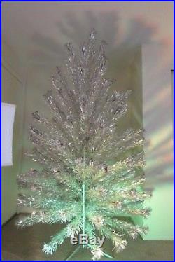 VTG 7.5 ft THE SPARKLER Aluminum Pom Pom Christmas Tree 133 branch Color Wheel