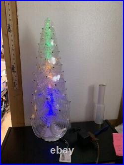 VTG Acrylic Christmas Tree JCPenney Home Collection ALL THE GLIMMERINGS 23 NOS