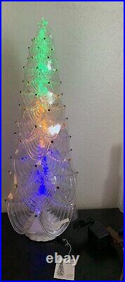 VTG Acrylic Christmas Tree JCPenney Home Collection ALL THE GLIMMERINGS 23 NOS