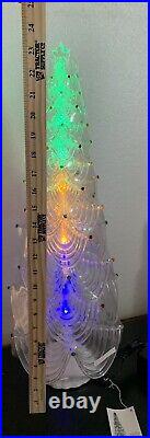 VTG Acrylic Christmas Tree JCPenney Home Collection ALL THE GLIMMERINGS 23 NOS