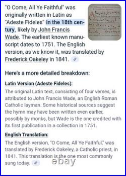 VTG Bottle Brush Tree in Musical Rotating Stand O, Come All Ye Faithful VIDEO