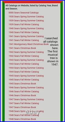 VTG Bottle Brush Tree in Musical Rotating Stand O, Come All Ye Faithful VIDEO