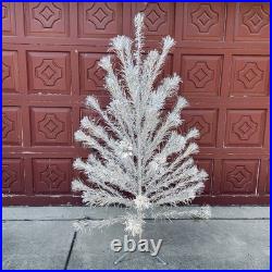 VTG Box THE SPARKLER 6' POM POM 54 Branches ALUMINUM XMAS TREE M-6614 STAR BAND