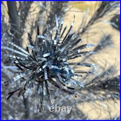 VTG Box THE SPARKLER 6' POM POM 54 Branches ALUMINUM XMAS TREE M-6614 STAR BAND