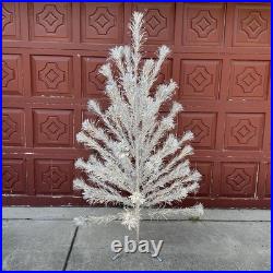 VTG Box THE SPARKLER 6' POM POM 54 Branches ALUMINUM XMAS TREE M-6614 STAR BAND