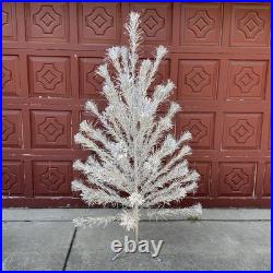 VTG Box THE SPARKLER 6' POM POM 54 Branches ALUMINUM XMAS TREE M-6614 STAR BAND