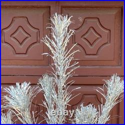 VTG Box THE SPARKLER 6' POM POM 54 Branches ALUMINUM XMAS TREE M-6614 STAR BAND