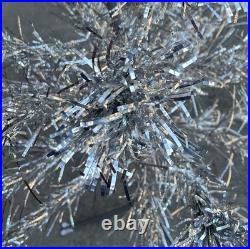 VTG Box THE SPARKLER 6' POM POM 54 Branches ALUMINUM XMAS TREE M-6614 STAR BAND