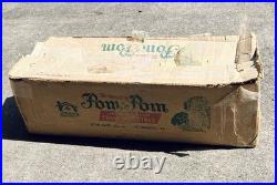VTG Box THE SPARKLER 6' POM POM 54 Branches ALUMINUM XMAS TREE M-6614 STAR BAND