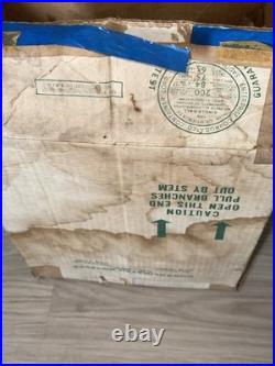 VTG Consolidated Novelty Co. 47 Aluminum Pom Pom Christmas Tree Complete With Box