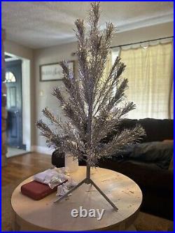 VTG Consolidated Novelty MCM Aluminum Christmas Tree 34 Branch 4Ft