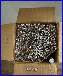 VTG Evergleam 6Ft Tall 94 Branch Stainless Aluminum POM POM Christmas Tree WithBox