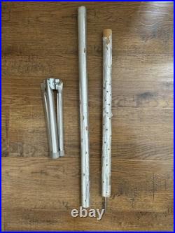 VTG Evergleam 6Ft Tall 94 Branch Stainless Aluminum POM POM Christmas Tree WithBox