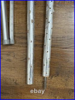 VTG Evergleam 6Ft Tall 94 Branch Stainless Aluminum POM POM Christmas Tree WithBox