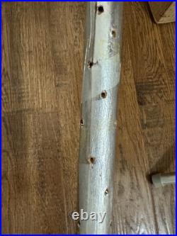 VTG Evergleam 6Ft Tall 94 Branch Stainless Aluminum POM POM Christmas Tree WithBox