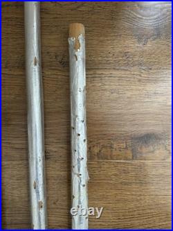 VTG Evergleam 6Ft Tall 94 Branch Stainless Aluminum POM POM Christmas Tree WithBox