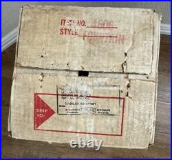 VTG Evergleam 6Ft Tall 94 Branch Stainless Aluminum POM POM Christmas Tree WithBox