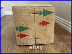 VTG Evergleam 6Ft Tall 94 Branch Stainless Aluminum POM POM Christmas Tree WithBox