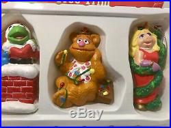 VTG Jim Henson's MUPPETS Christmas Ornaments Kurt Adler Kermit Piggy Tree Trim