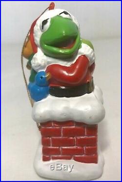VTG Jim Henson's MUPPETS Christmas Ornaments Kurt Adler Kermit Piggy Tree Trim