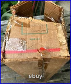 VTG MCM 6' ALUMINUM CHRISTMAS TREE 91 BRANCH POM POM With BOX & Sleeves 1960's