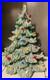 VTG Nowell Mold CERAMIC FLOCKED CHRISTMAS TREE Large 19 1978