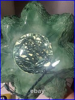 VTG Nowell Mold CERAMIC FLOCKED CHRISTMAS TREE Large 19 1978