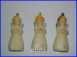 VTG TAVERN/GURLEY WAX NOVELTY CHRISTMAS TREE ORNAMENTS WithBOX NON CANDLE DECOR