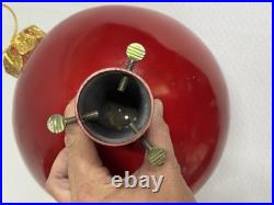 Very Rare Vintage MCM Ornament Bulb Christmas Tree Stand. Lazarus Window Display Very Rare Vintage MCM Ornament Bulb Christmas Tree Stand. Lazarus Window Display